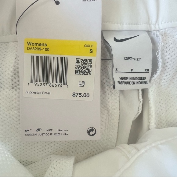 Nike Women’s Golf Bermudas Size S White NWT - Picture 7 of 10